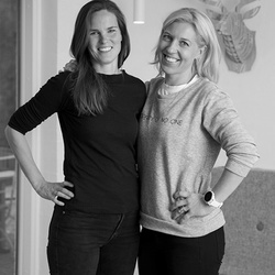 Louise Havkær og  Christina Havning